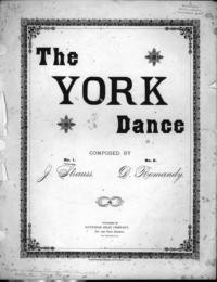 York dance : One heart, one soul : polka-mazurka / Johann Strauss, op. 323