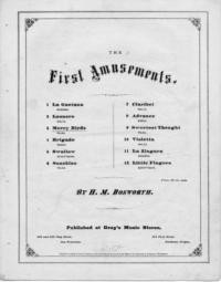 Merry birds polka : first amusements, no. 3 / H. M. Bosworth