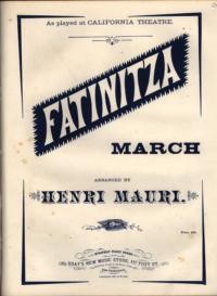 Fatinitza march / arranged by Henri Mauri