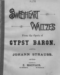 Sweetheart : waltzes / by Johann Strauss