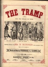 The tramp : song for soprano or tenor / words and music by Frederick G. Carnes