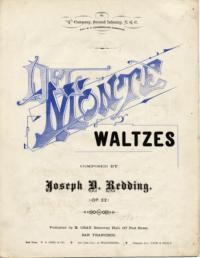 Del monte : waltzes / Joseph D. Redding, op. 22