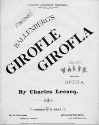 Giroflé Girofla : valse / C. Lecocq