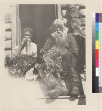 Photo 10: Old Believers(?) eating peas