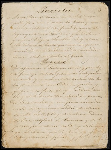 [Nineteenth-century Mexican manuscript cook book: ravioles to biscoches de cacahuasentli], between 1800 and 1899