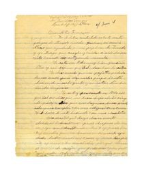 Letter from José Miguel Venegas to Francisco Venegas, May 23, 1931