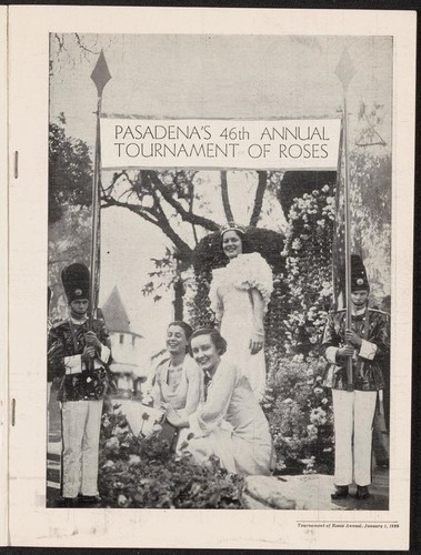 Tournament of Roses pictorial, 1935