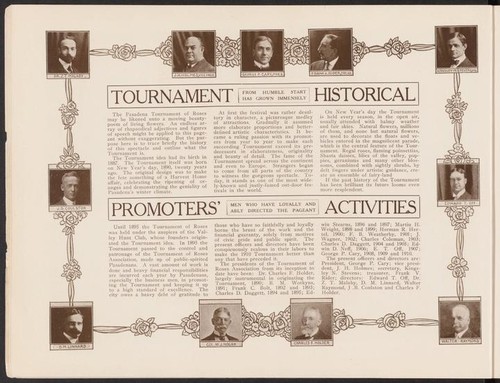 Tournament of Roses pictorial, 1910