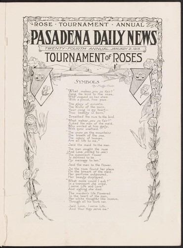 Tournament of Roses pictorial, 1913