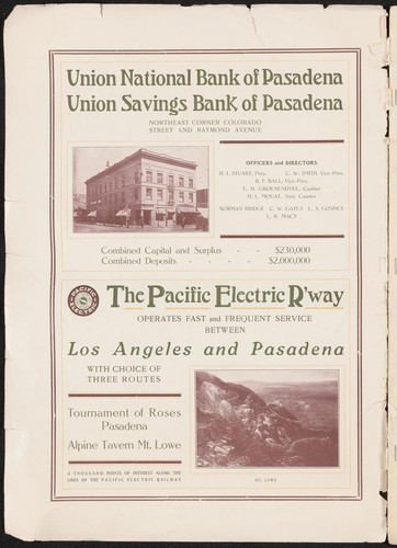 Tournament of Roses pictorial, 1909