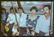 Park & Ride Buses in East LA, June 28, 1995, Roll 4, Negs 30-35