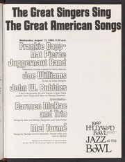 The Great Singers Sing the Great American Songs program