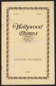 1924 Easter Sunrise Service Program