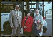 Park & Ride Buses in East LA, June 28, 1995, Roll 4, Negs 12-17