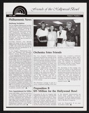 Friends of the Hollywood Bowl Newsletter, Fall 1990, Vol. 4, No. 2