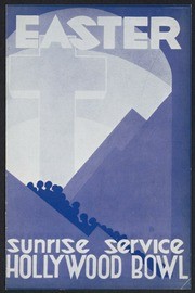 1935 Easter Sunrise Service Program