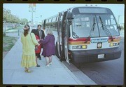 Park & Ride Buses in East LA, June 28, 1995, Roll 4, Negs 24-29