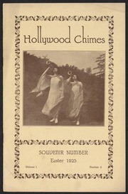 1925 Easter Sunrise Service Program