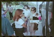 Park & Ride Buses in East LA, June 28, 1995, Roll 4, Negs 18-23