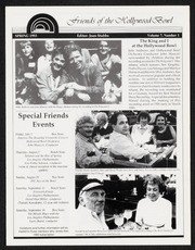 Friends of the Hollywood Bowl Newsletter, Spring 1993, Vol. 7, No. 1