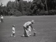 Roeding family at Roeding Park in Fresno; Peach Orchard; Budding Roses in Niles