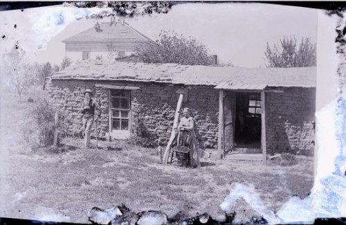 Couple in Front of Edwards Adobe