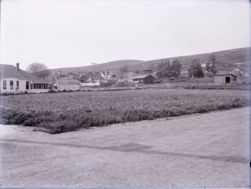 Ventura farms and houses with hills