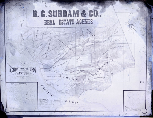 R. G. Surdam & Company Map of Ventura County