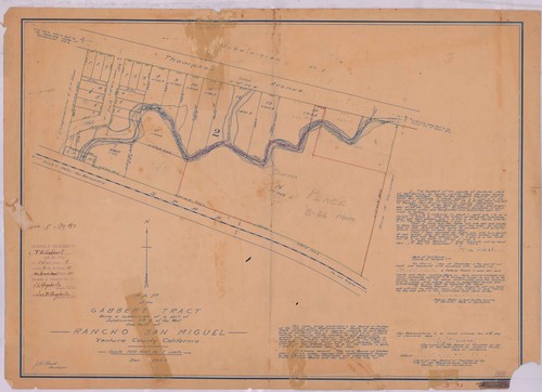 Gabbert Tract, a Part of Subdivision #2 of the West Half of Rancho San Miguel