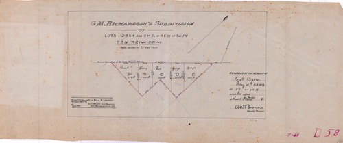 G. M. Richardson's Subdivision South of Santa Paula