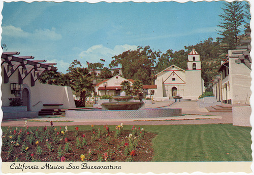 California Mission San Buenaventura 1976