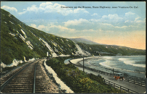 Causeway on the Rincon, State Highway Near Ventura County