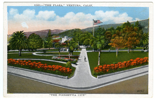 Plaza Park, the Poinsettia City