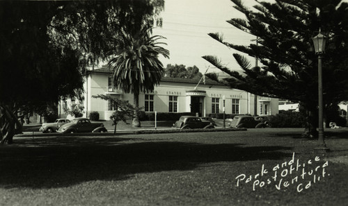 Plaza Park and Post Office, Ventura