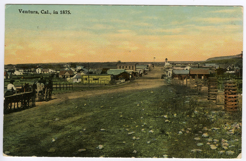 Ventura in 1875, Post Card