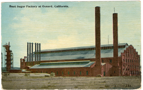 Beet Sugar Factory At Oxnard