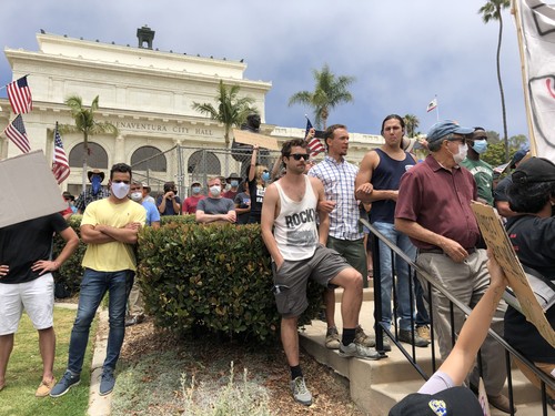 Serra Statue Protest