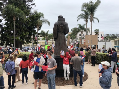 June 20 Protest at Serra Statue