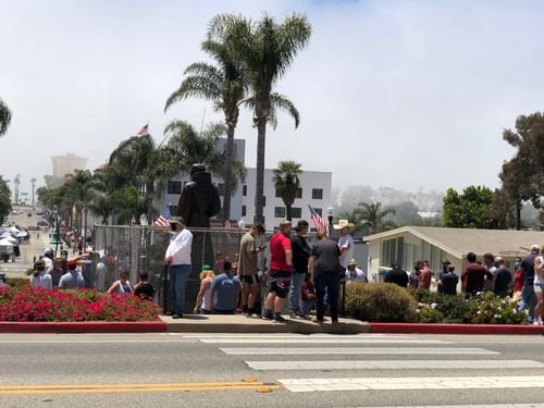 Serra Statue Protest