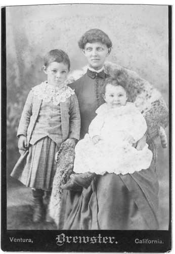 Elizabeth Anderson and Children, Neil and Beth