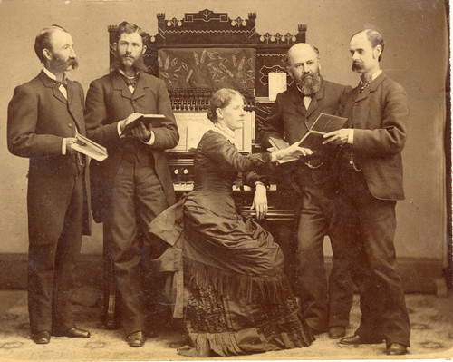 Group Portrait in Front of an Organ