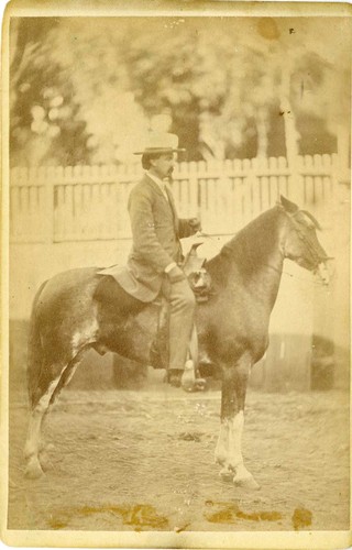 Dr. Cephas L. Bard on Horseback