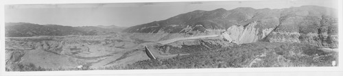 St. Francis Dam Area One Week After March 1928 Disaster, Right Abutment