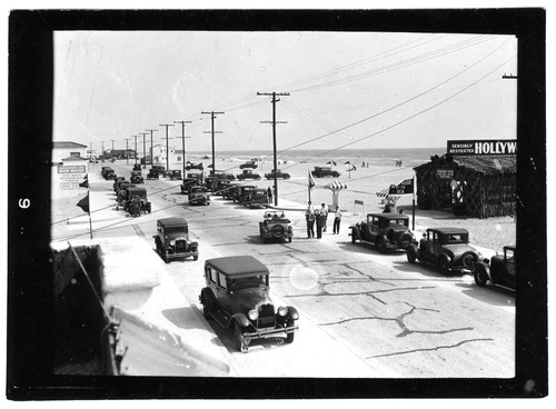 Street Scene at Hollywood by the Sea