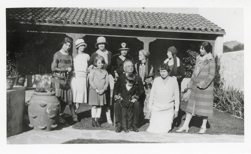 Group Photo of Several Women, Juan Camarillo, and Two Children