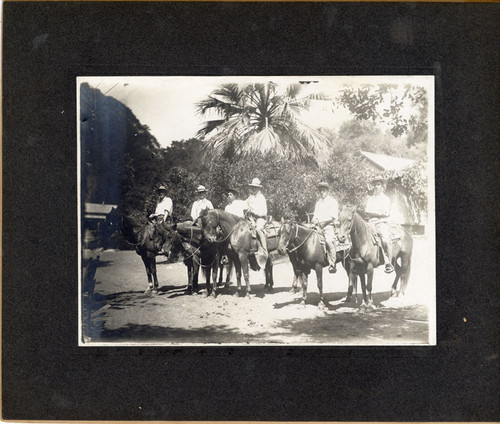 Group of Men on Horseback