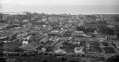 Ventura View from Hills near San Buenaventura Mission