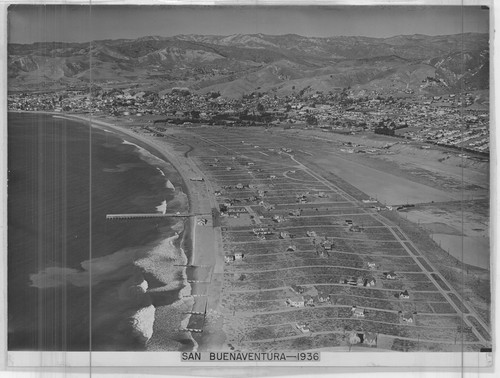 San Buenaventura, 1936 Aerial