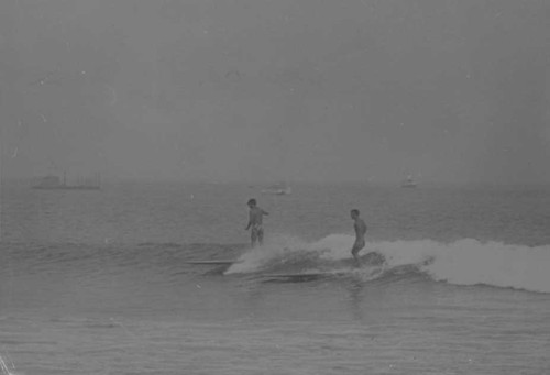 Two Surfers in Malibu