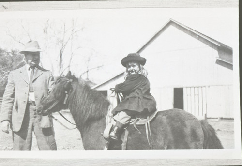 Walter H. Hoffman, Jr. and Katherine Louise Hoffman On Horseback